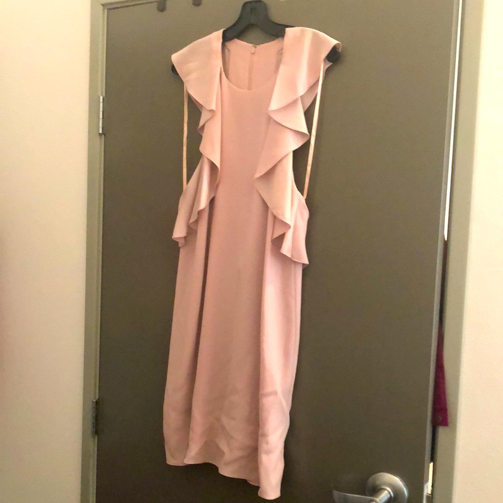 BCBGMAXAZRIA lilac cocktail dress